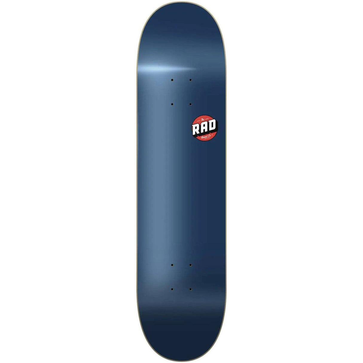 Rad Blank Logo Skateboard Deck - Navy 7.75''