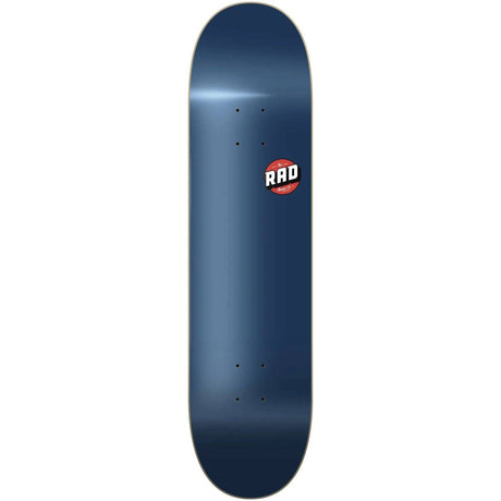 Rad Blank Logo Skateboard Deck - Navy 8''