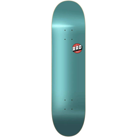 Rad Blank Logo Skateboard Deck - Teal 8''