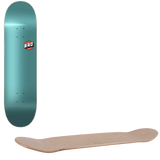 Rad Blank Logo Skateboard Deck - Teal 8''