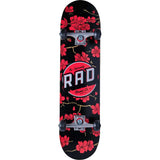Rad Cherry Blossom Complete Skateboard - Black/Red 7.75"