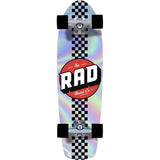 Rad Checkers Retro Roller Complete Cruiser - Holographic 28.5"