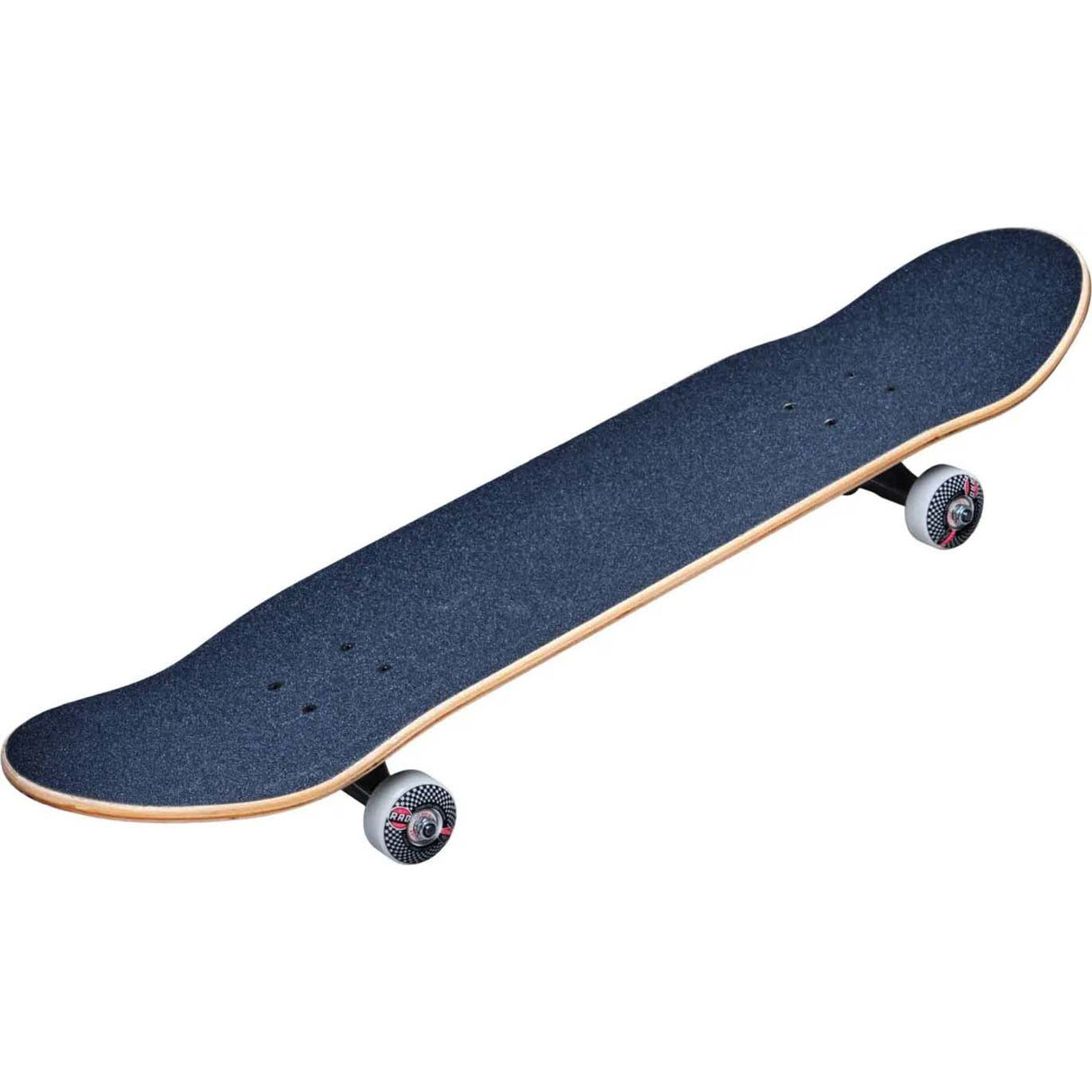 Rad Progressive Checker Stripe Complete Skateboard - Pink/Black 7.5"