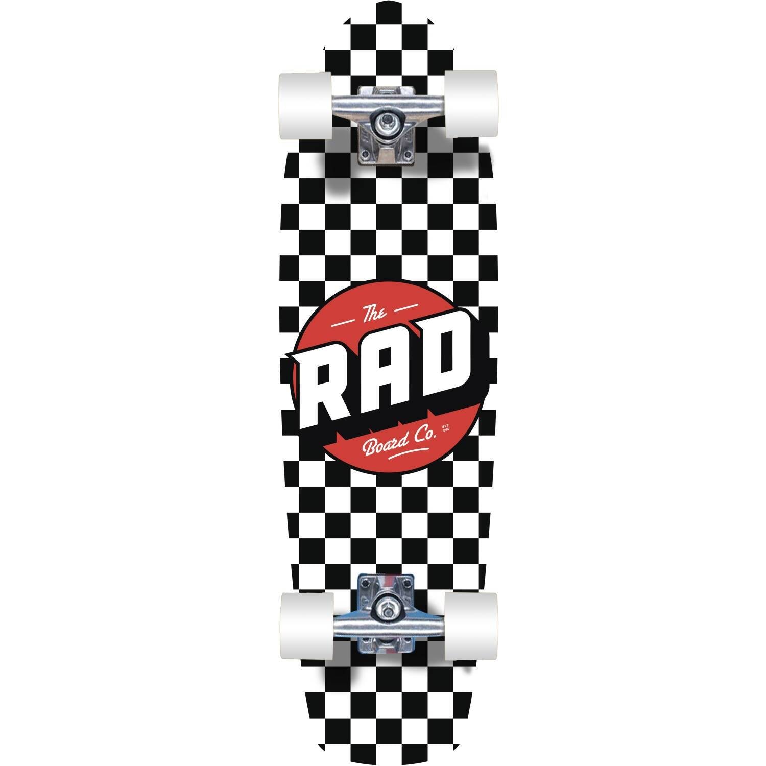 Rad Retro Roller Complete Cruiser - Black/White 28.5"