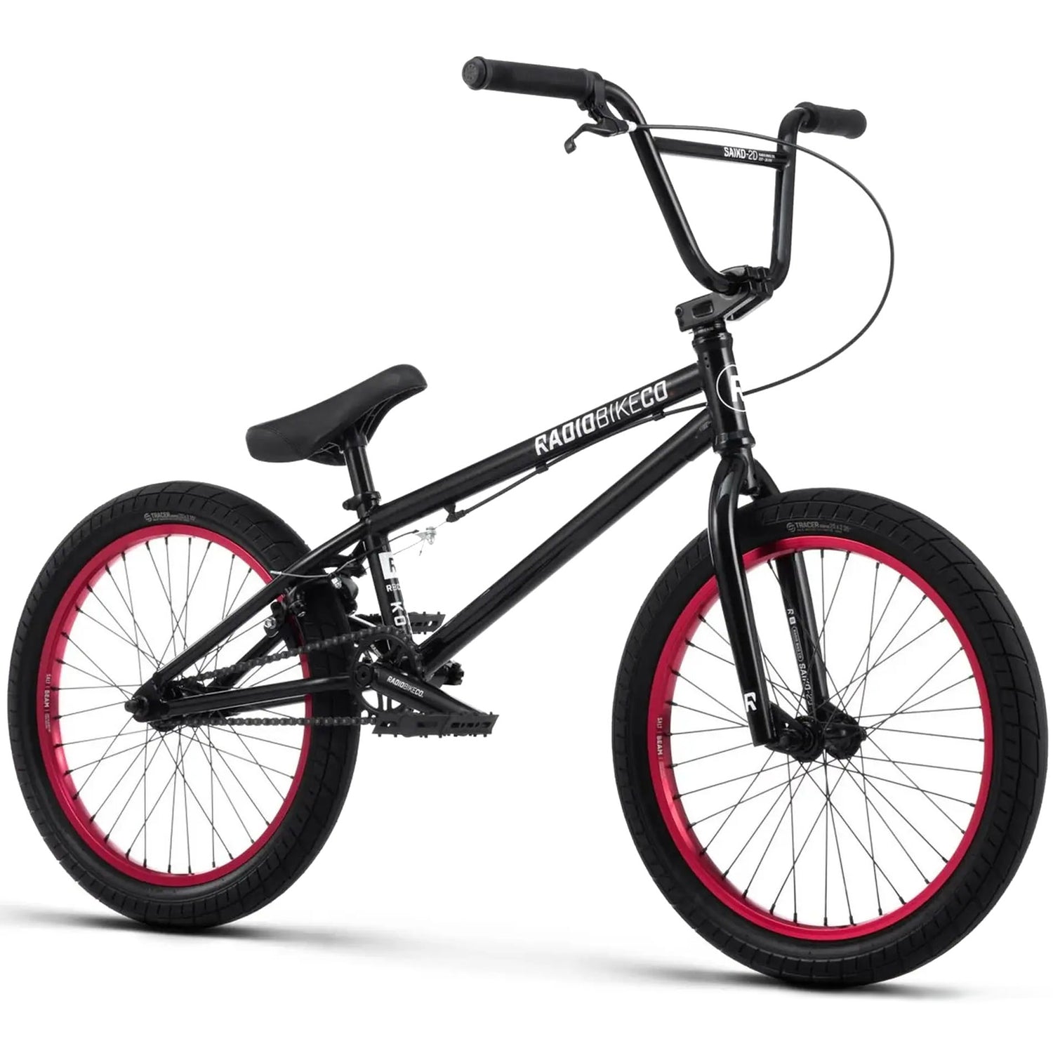 Radio Saiko 20" Complete Freestyle BMX - Black/Red