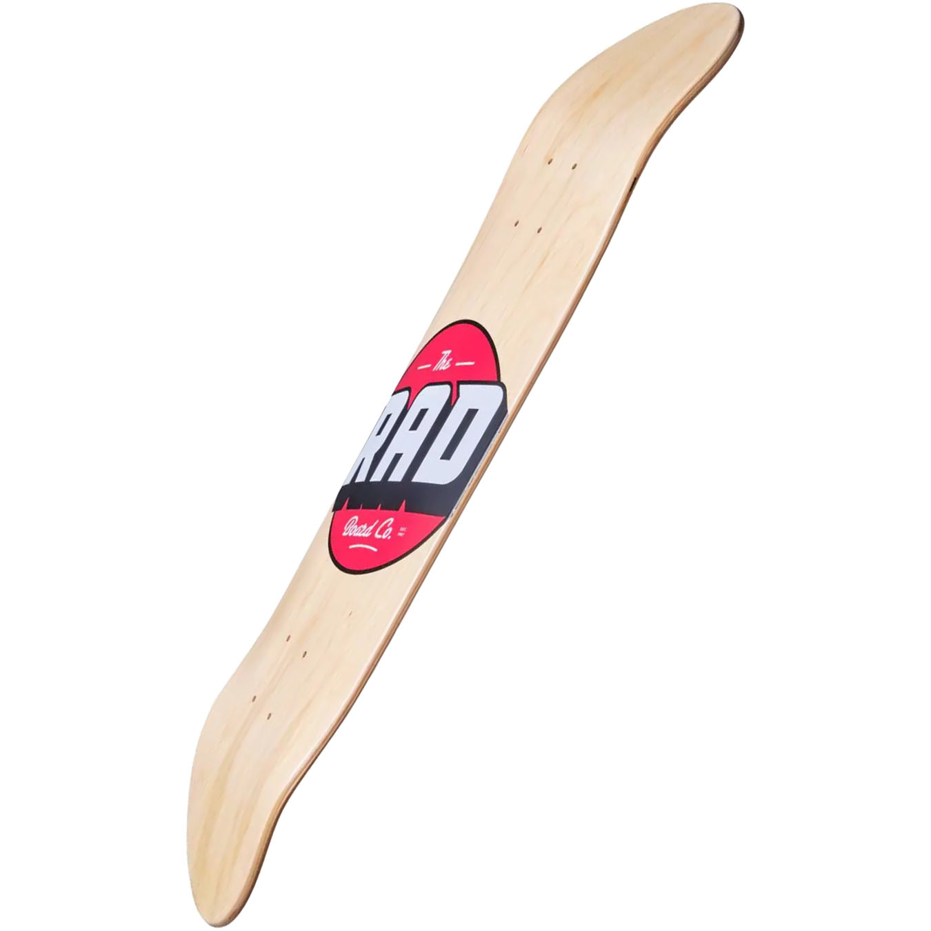 Rad Solid Logo Skateboard Deck - Wood 8"