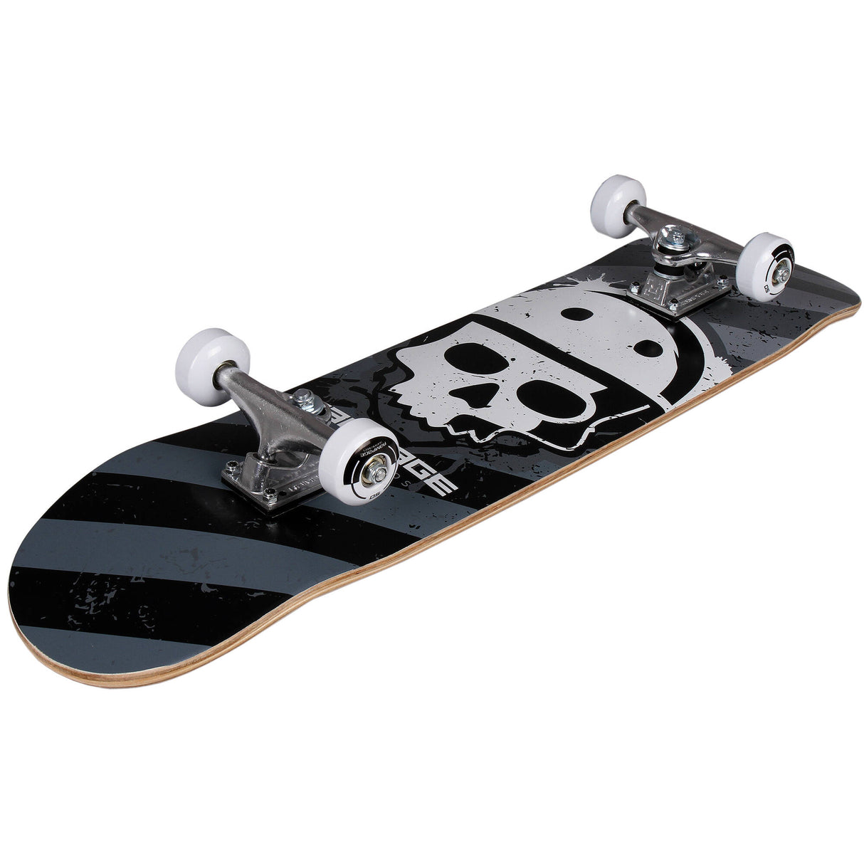 Rampage Bonehead Complete Skateboard 8'' - Black