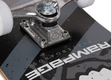 Rampage Bonehead Complete Skateboard 8'' - Black