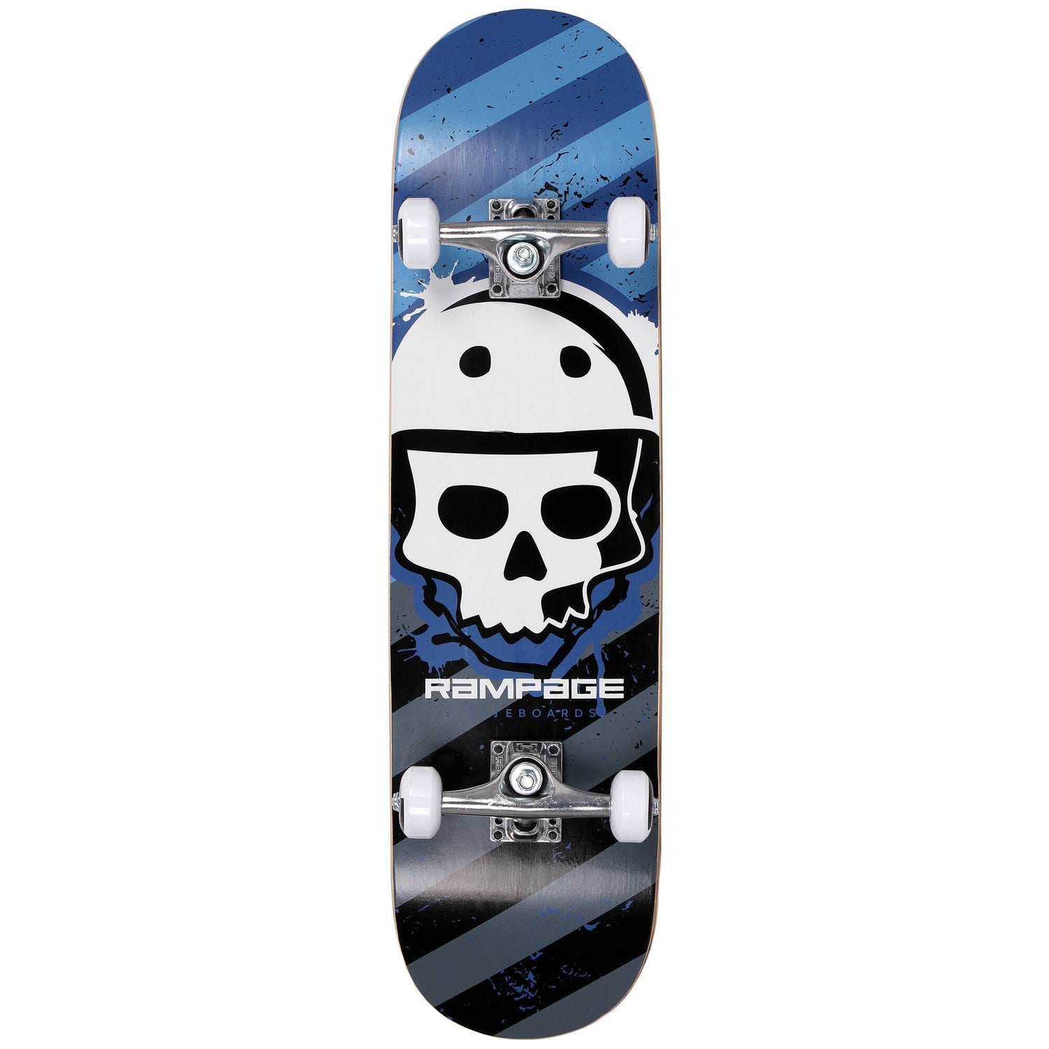 Rampage Bonehead Complete Skateboard 8'' - Blue