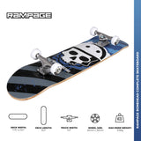 Rampage Bonehead Complete Skateboard 8'' - Blue