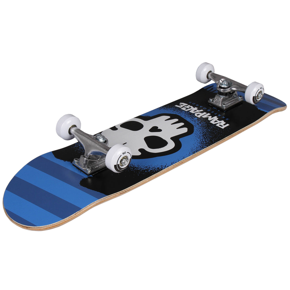 Rampage Graffiti Skull Complete Skateboard 8''