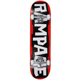 Rampage Block Logo Complete Skateboard 8''