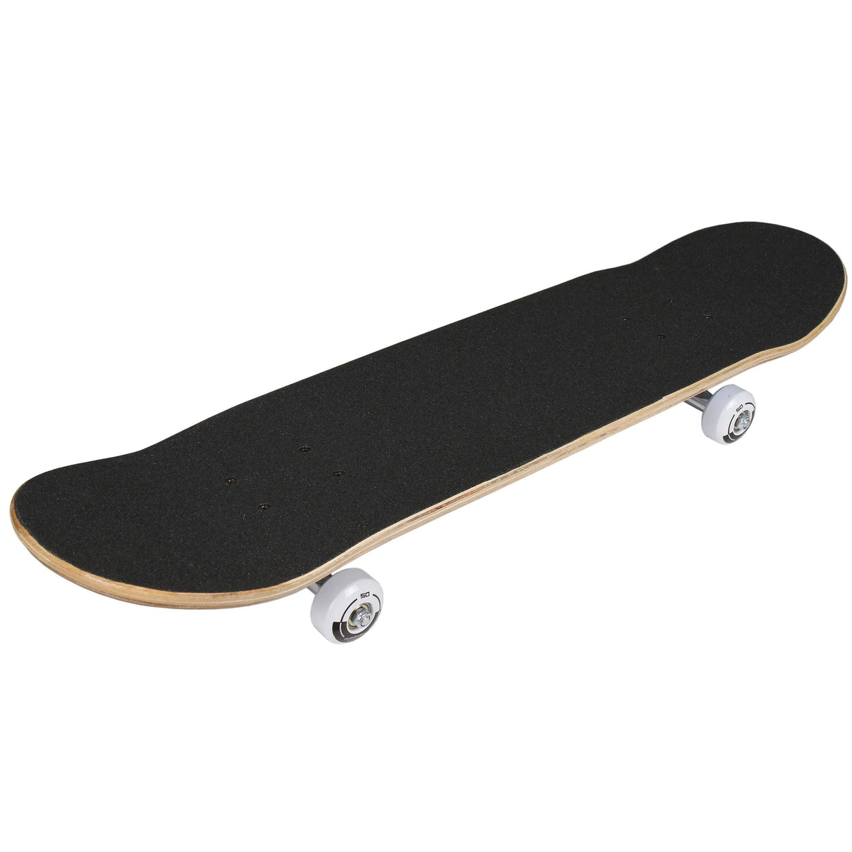 Rampage Block Logo Complete Skateboard - Red/Black 7.75"