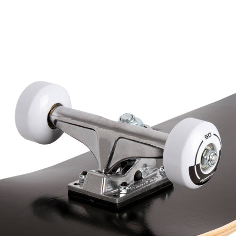 Rampage Plain Third Complete Skateboard - Black 8"