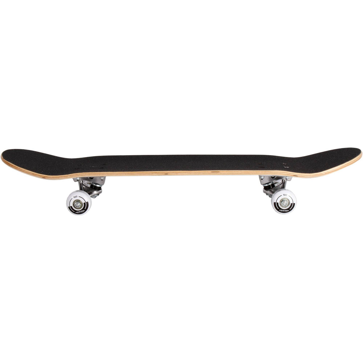 Rampage Plain Third Complete Skateboard - Black 8"