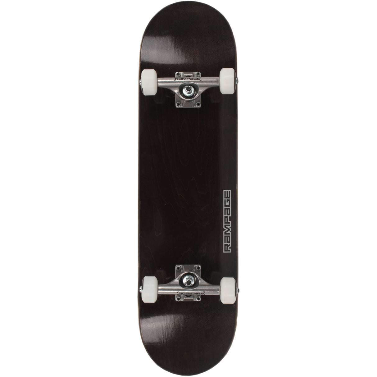 Rampage Stain Complete Skateboard - Black 8''