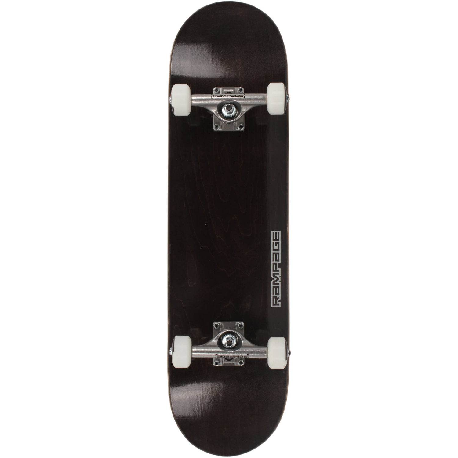 Rampage Stain Complete Skateboard - Black 8.25''