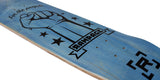 Rampage FTP Skateboard Deck - Blue 7.75"