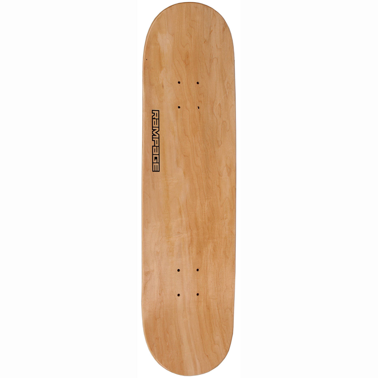 Rampage FTP Skateboard Deck - Natural 8.25''