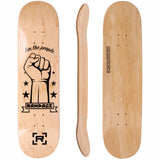 Rampage FTP Skateboard Deck - Natural 7.75''