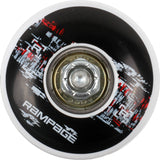 Rampage Glitch Delete Complete Skateboard - White 8''
