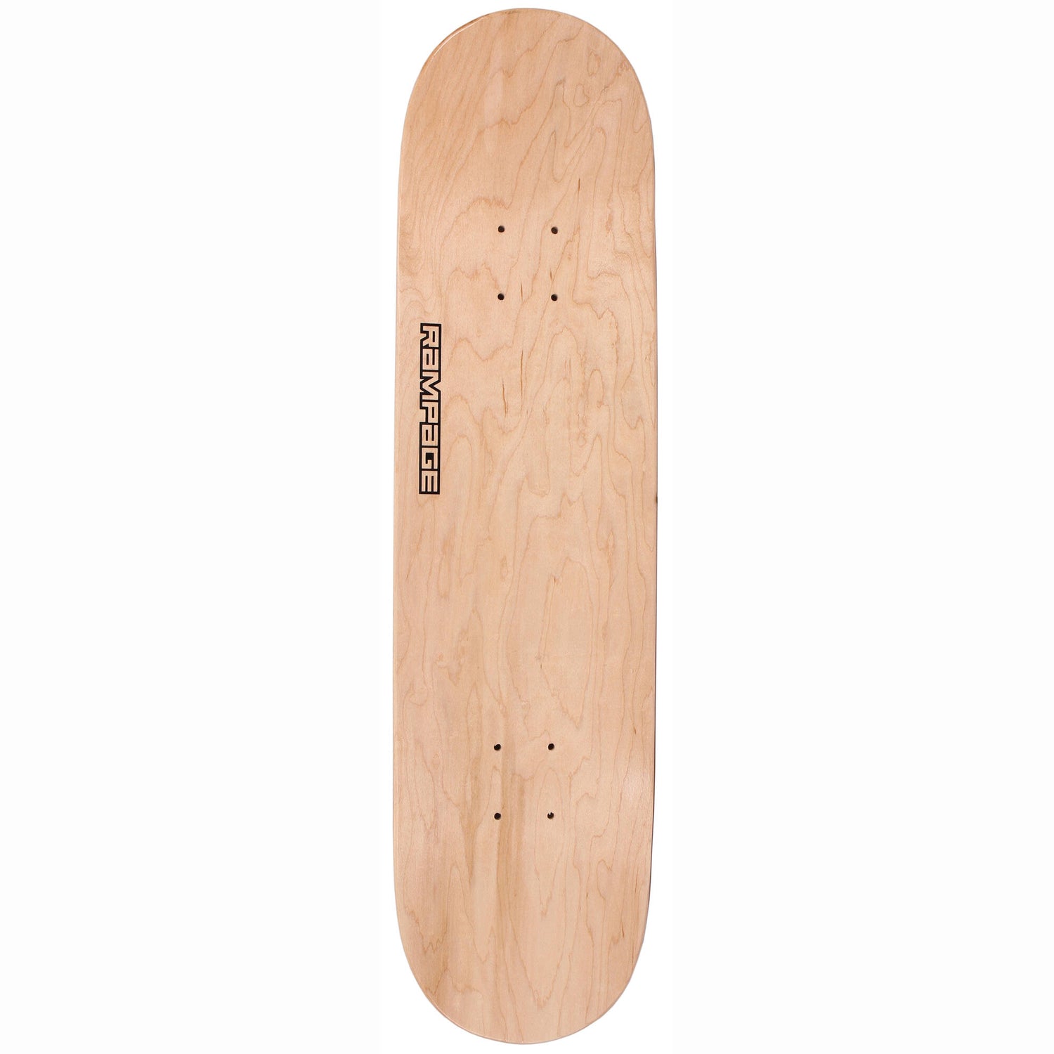 Rampage MIR Schematic Skateboard Deck - Natural 7.75''