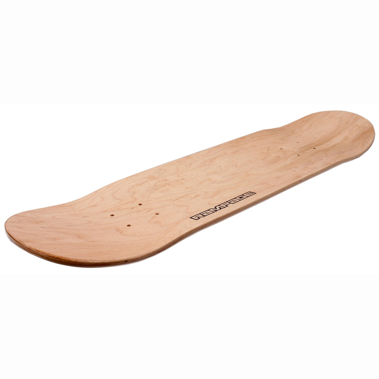 Rampage MIR Schematic Custom Skateboard - Natural 8.25"