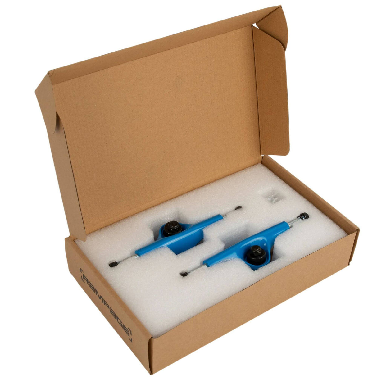 Rampage Rasp Skateboard Trucks - Blue 5.5''