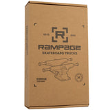 Rampage Rasp Skateboard Trucks - Blue 5.5''