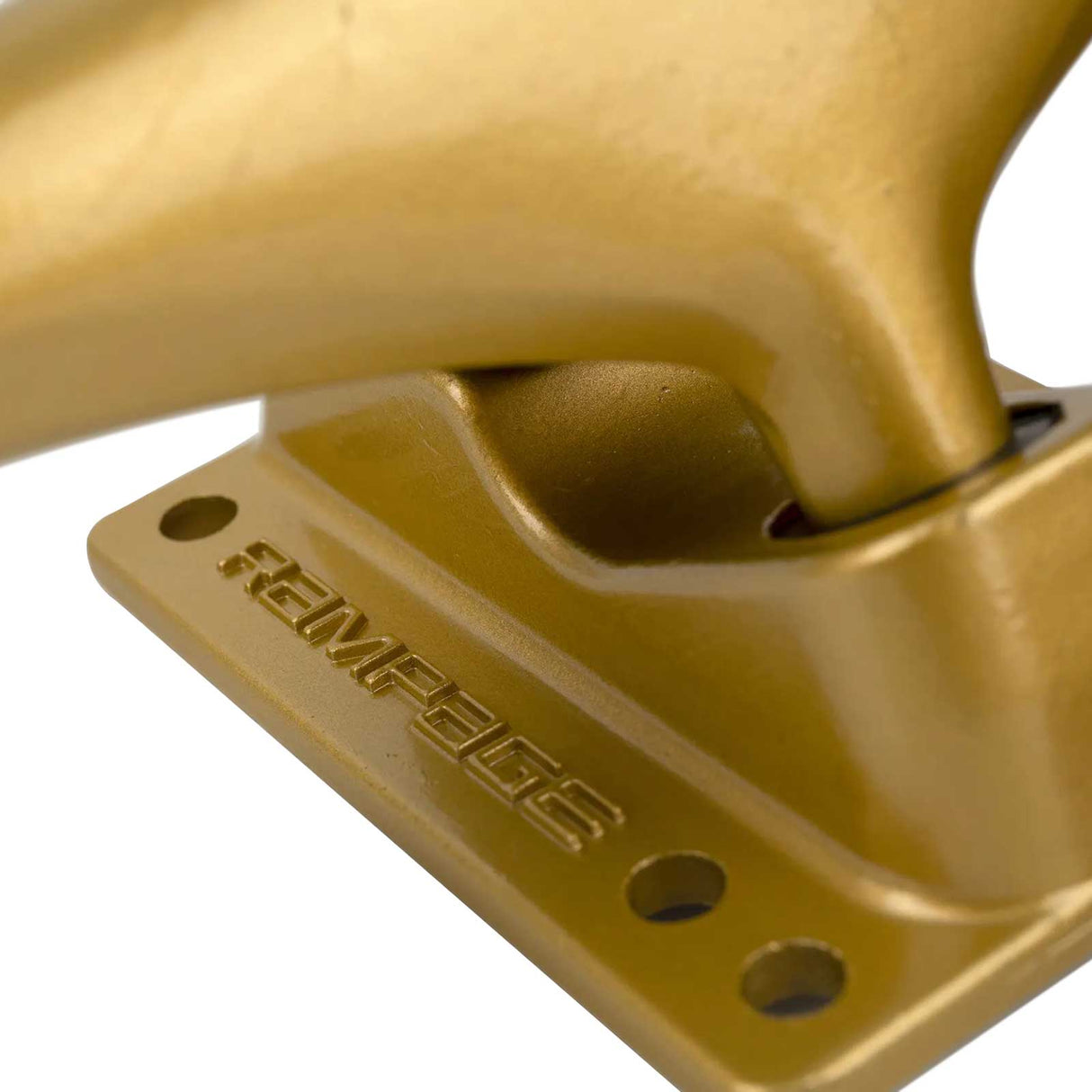 Rampage Rasp Skateboard Trucks - Gold 5''