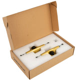 Rampage Rasp Skateboard Trucks - Gold 5''