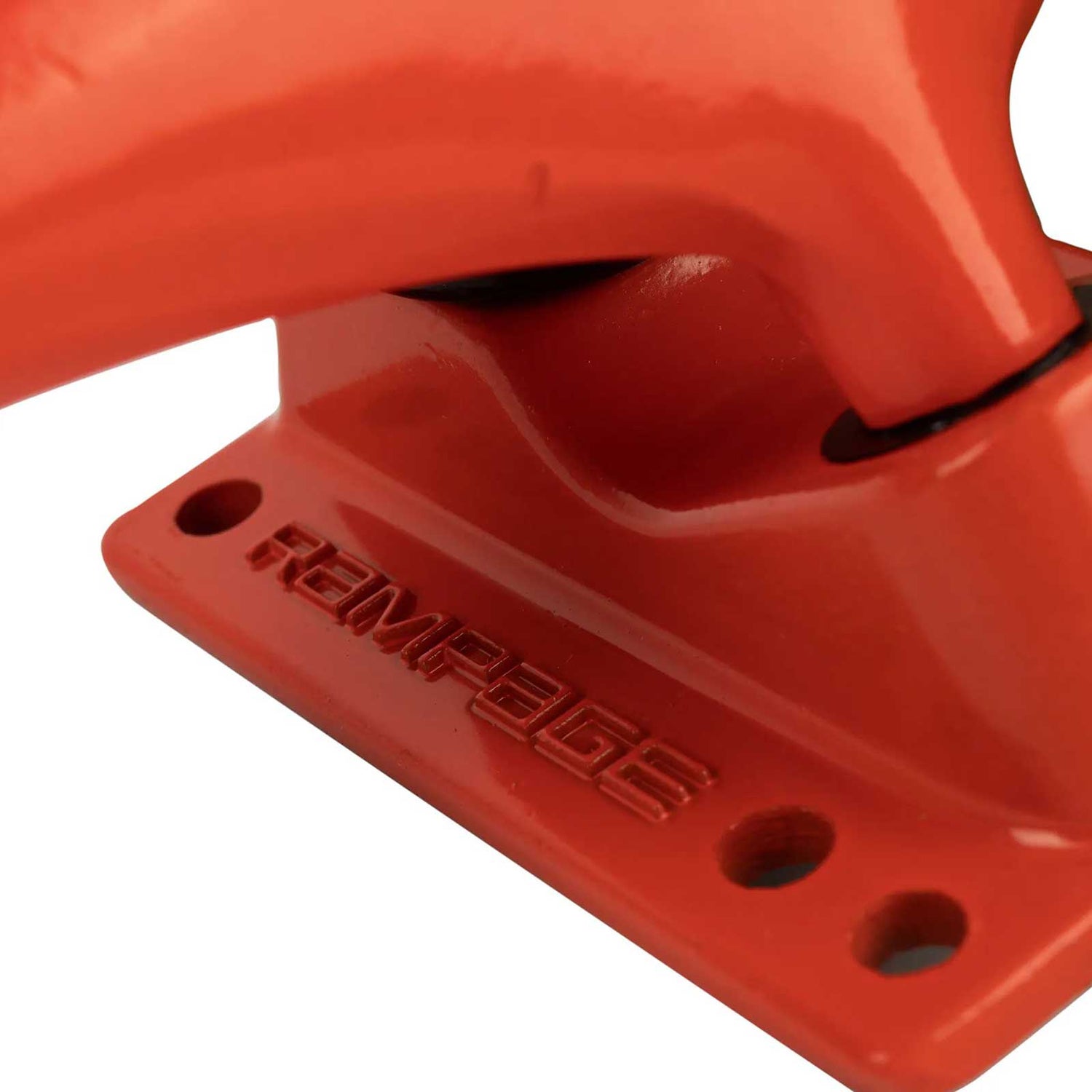 Rampage Rasp Skateboard Trucks - Fire Red 5''