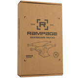 Rampage Rasp Skateboard Trucks - Fire Red 5''