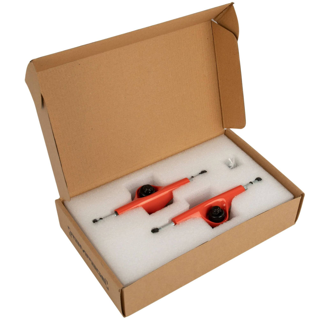 Rampage Rasp Skateboard Trucks - Fire Red 5''
