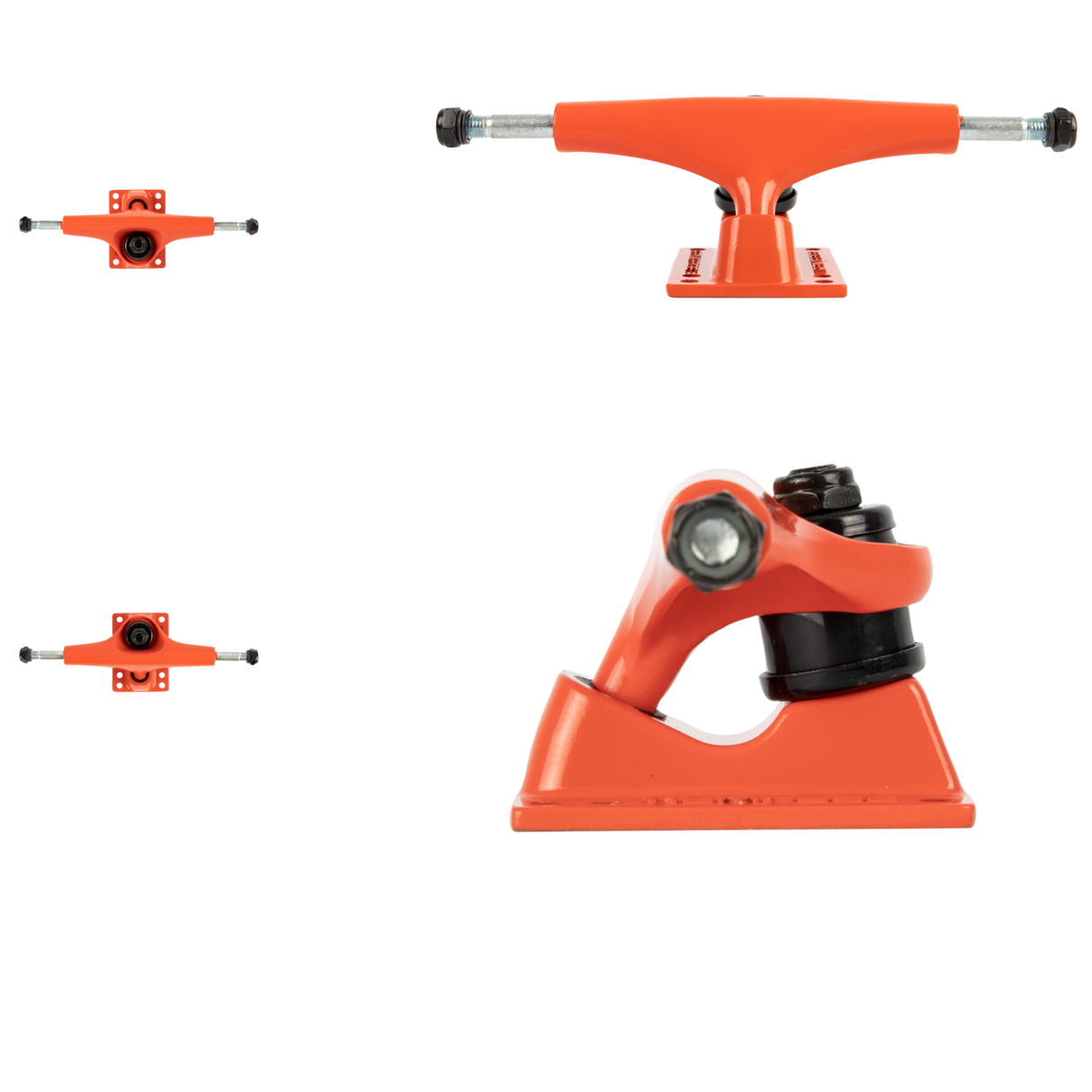 Rampage Rasp Skateboard Trucks - Fire Red 5''