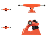 Rampage Rasp Skateboard Trucks - Fire Red 5''