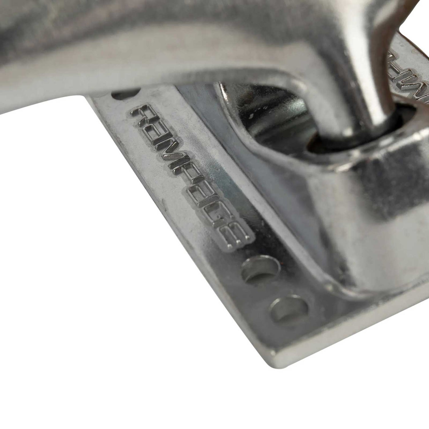 Rampage Rasp Skateboard Trucks - Silver 5.25''