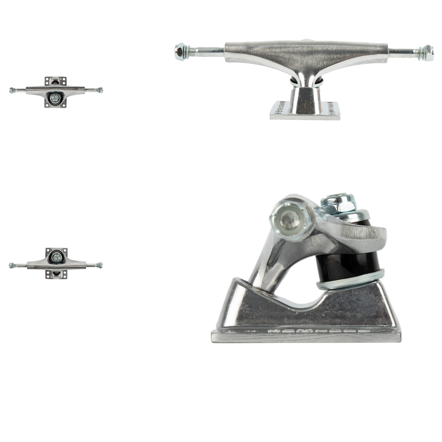 Rampage Rasp Skateboard Trucks - Silver 5.5''