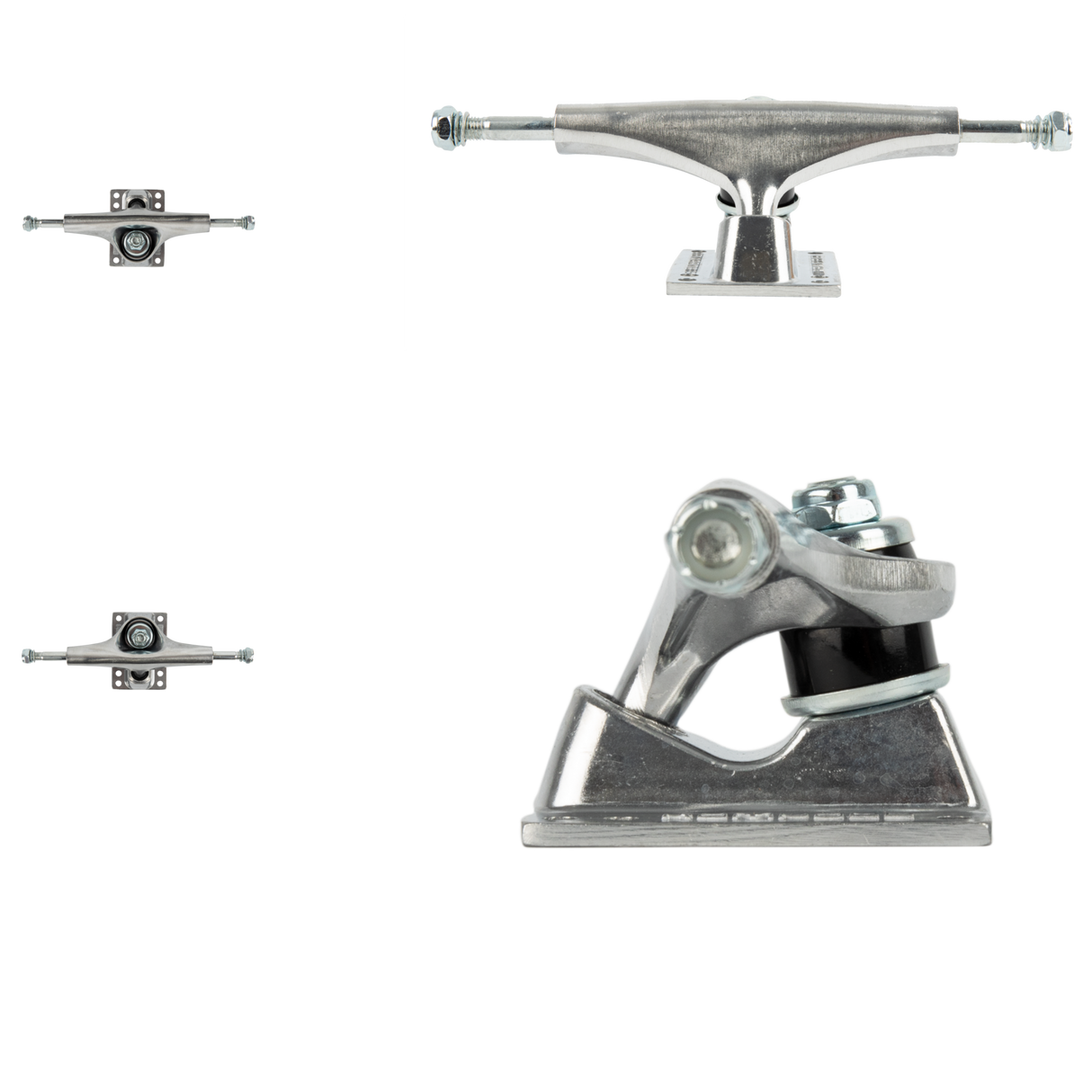 Rampage Rasp Skateboard Trucks - Silver 5.25''