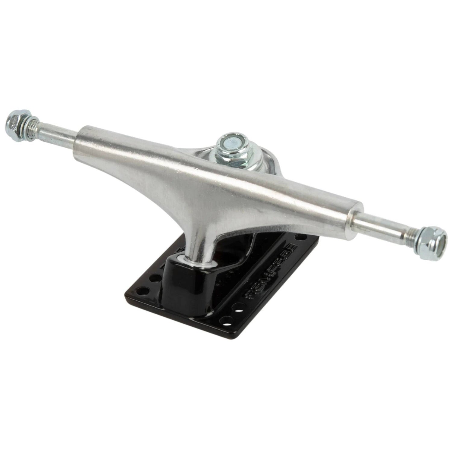 Rampage Rasp Skateboard Trucks - Silver/Black 5''