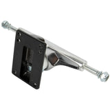 Rampage Rasp Skateboard Trucks - Silver/Black 5''