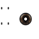 Rampage 99A Skateboard Wheels Black/Gold - 54 x 32mm