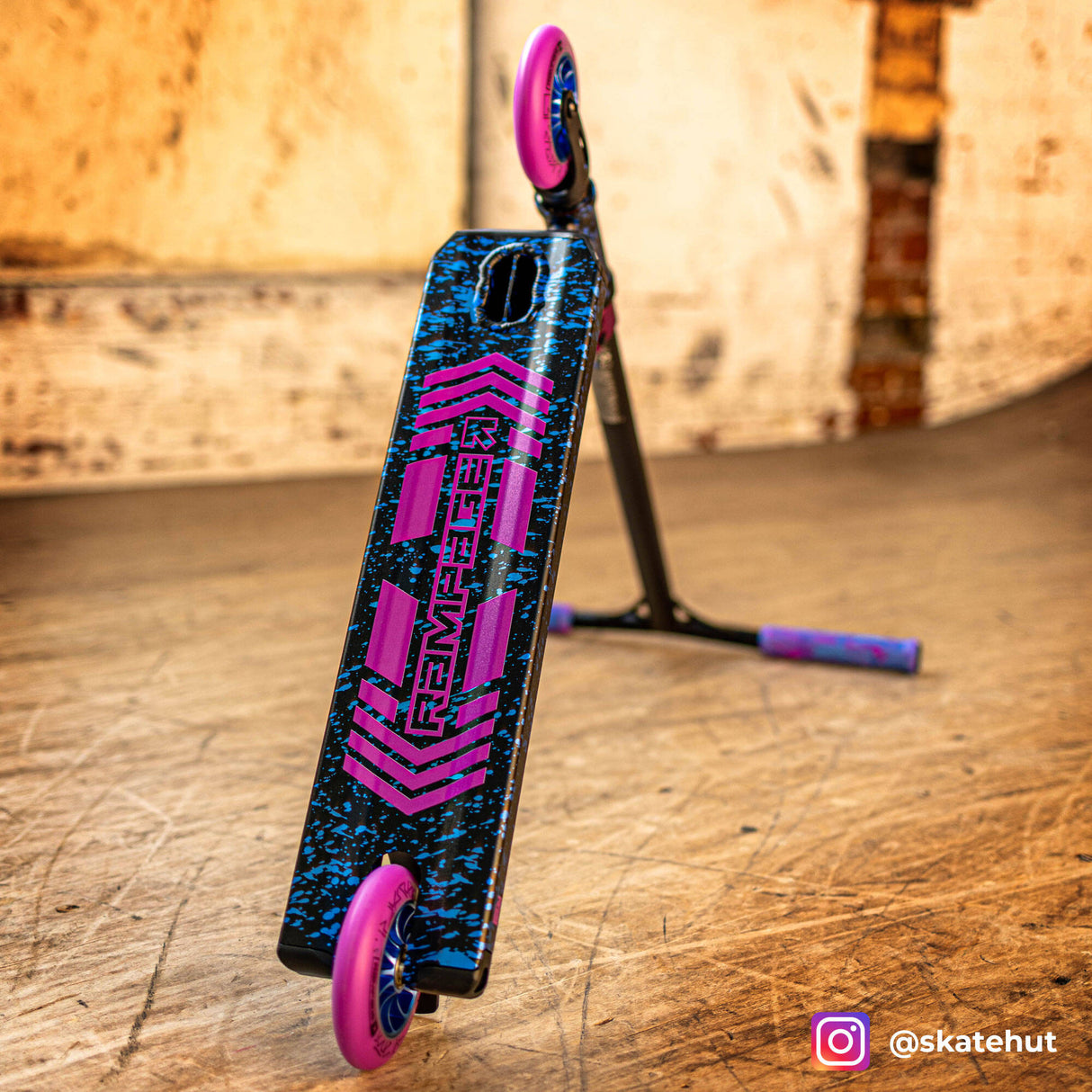 Rampage R2 Stunt Scooter - Ano Splat Blue