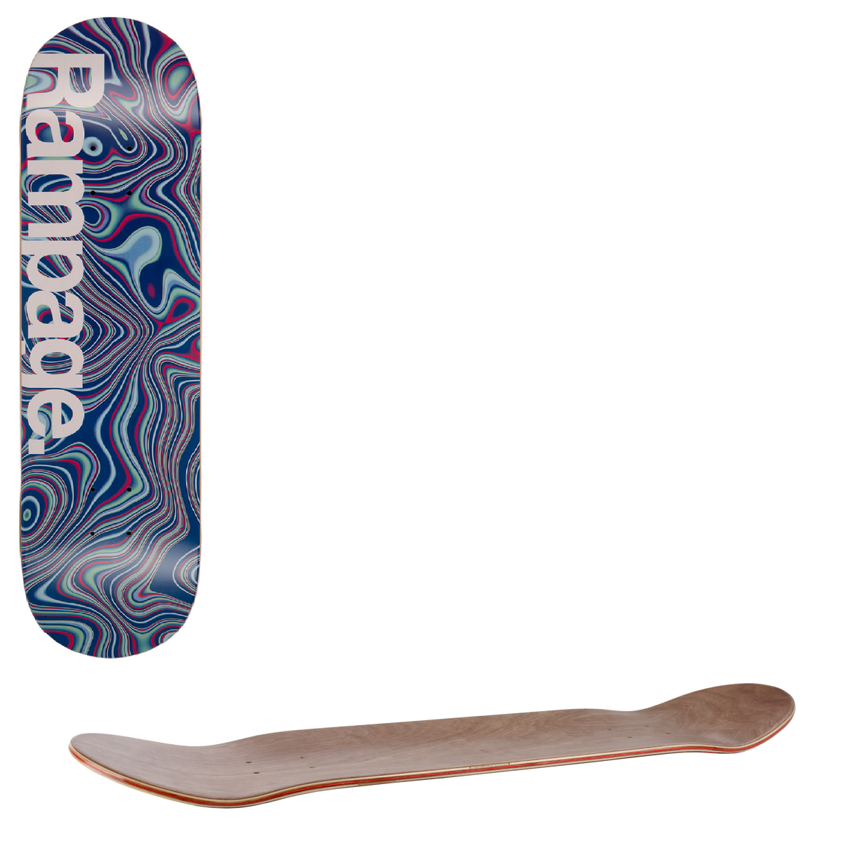 Rampage Liquid Acid Premium Skateboard Deck 7.75''