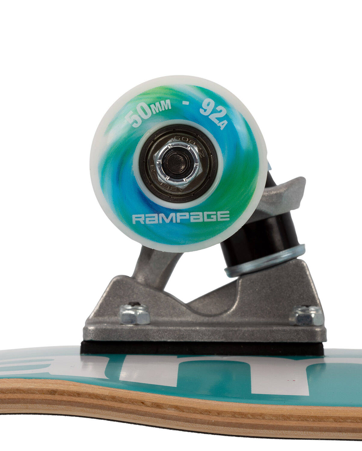 Rampage Tie Dye Tornado Premium Complete Skateboard - 8''