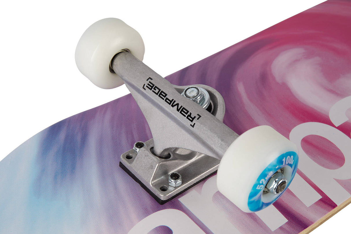 Rampage Tie Dye Vortex Premium Complete Skateboard - 8"