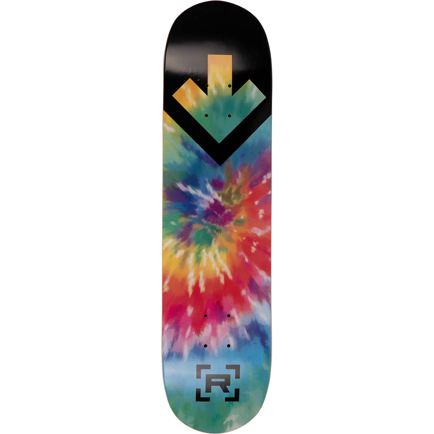 Rampage Tie Dye Target Skateboard Deck 8.25''