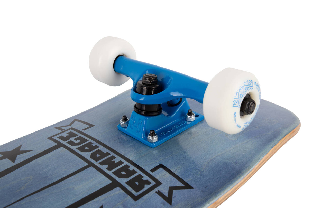Rampage FTP Custom Skateboard - Blue 7.75"