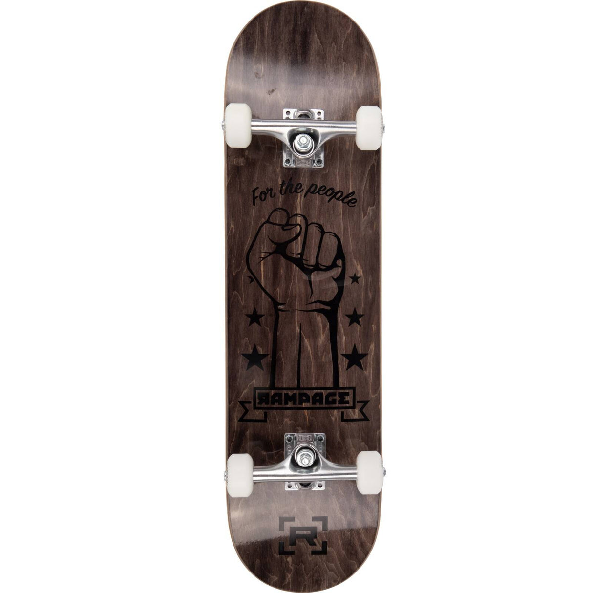 Rampage FTP Custom Skateboard - Charcoal 8.25"