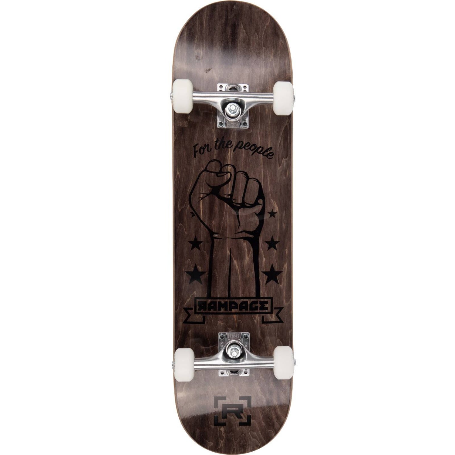 Rampage FTP Custom Skateboard - Charcoal 8.25"